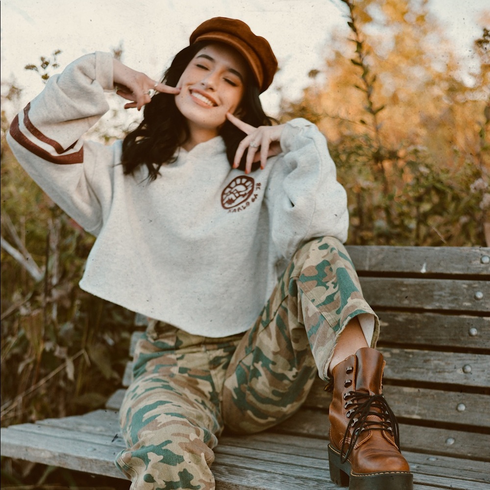 Free people fleece hoodie